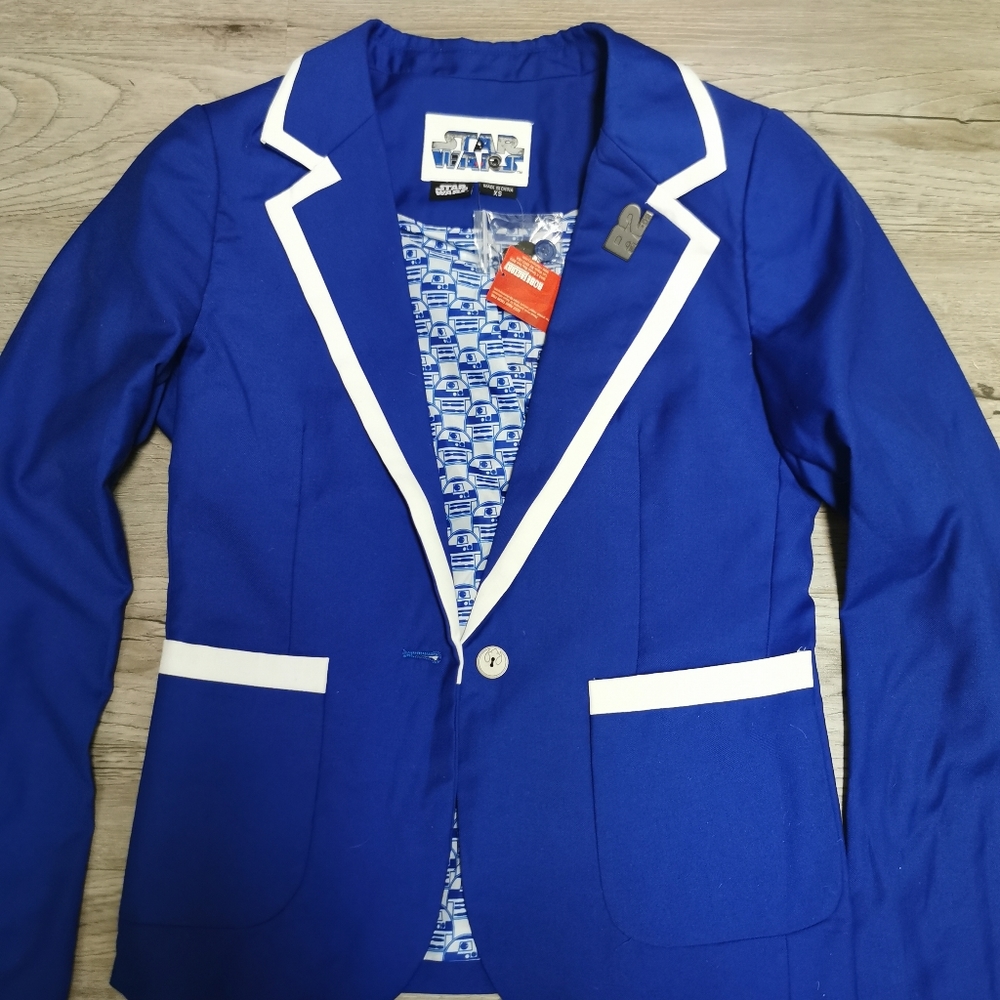 NWT, Star Wars R2 fitted blazer, size xs